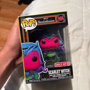 Funko Pop Scarlet Witch with Pink and Blue Accents